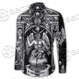 Baphomet And Skeleton SED-0678 Shirt Allover