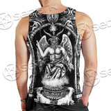 Baphomet And Skeleton SED-0678 Men Tank-tops