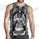 Baphomet And Skeleton SED-0678 Men Tank-tops