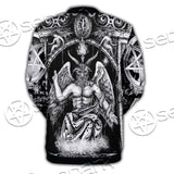 Baphomet And Skeleton SED-0678 Button Jacket