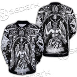 Baphomet And Skeleton SED-0678 Button Jacket