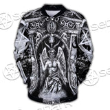 Baphomet And Skeleton SED-0678 Button Jacket