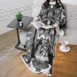 Baphomet And Skeleton SED-0678 Sleeved Blanket