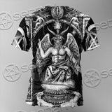 Baphomet And Skeleton SED-0678 Unisex T-shirt
