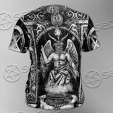 Baphomet And Skeleton SED-0678 Unisex T-shirt