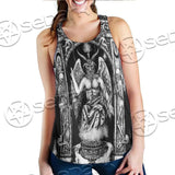Baphomet And Skeleton SED-0678 Women Tank Top
