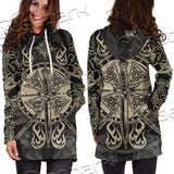 Celtic Viking Valknut SED-0679 Hoodie Dress