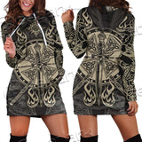 Celtic Viking Valknut SED-0679 Hoodie Dress