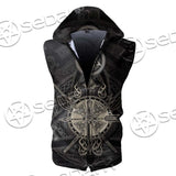 Celtic Viking Valknut SED-0679 Zip Sleeveless Hoodie