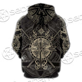 Celtic Viking Valknut SED-0679 Hoodie & Zip Hoodie Raglan