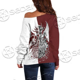 Satanic Cthulhu SED-0681 Off Shoulder Sweaters