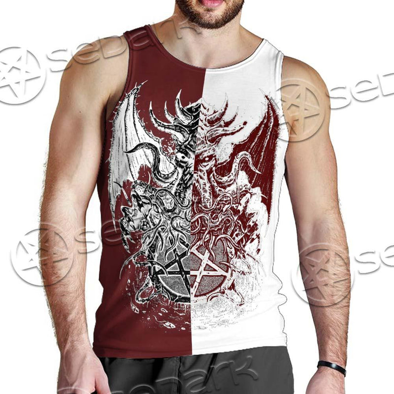 Satanic Cthulhu SED-0681 Men Tank-tops