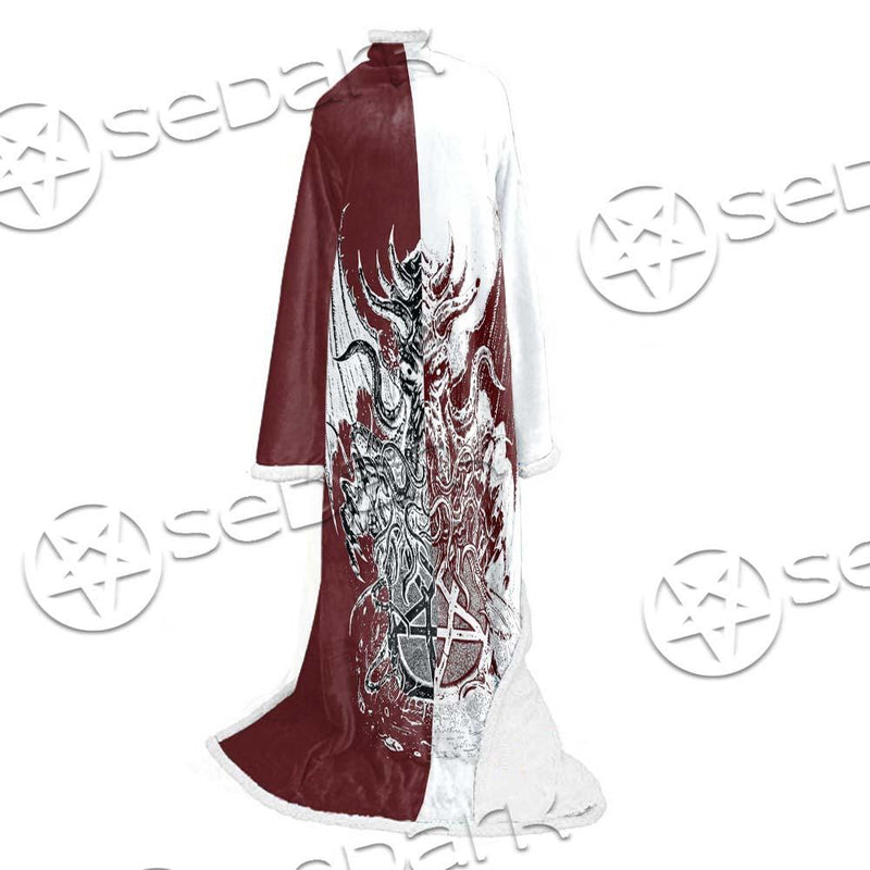Satanic Cthulhu SED-0681 Sleeved Blanket