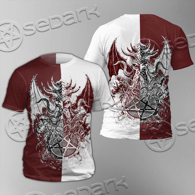 Satanic Cthulhu SED-0681 Unisex T-shirt