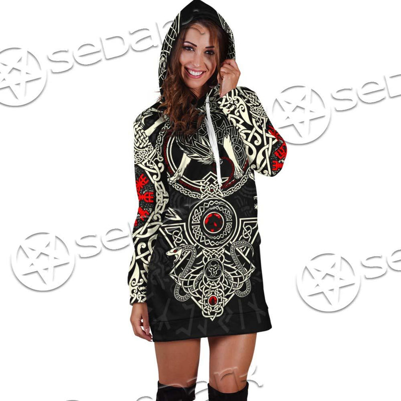 Yggdrasil Norse Mythology SED-0682 Hoodie Dress