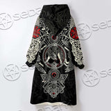 Yggdrasil Norse Mythology SED-0682 Oversized Sherpa Blanket Hoodie