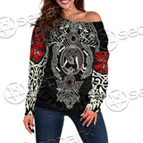 Yggdrasil Norse Mythology SED-0682 Off Shoulder Sweaters