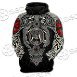 Yggdrasil Norse Mythology SED-0682 Hoodie & Zip Hoodie Raglan