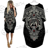 Yggdrasil Norse Mythology SED-0682 Batwing Pocket Dress
