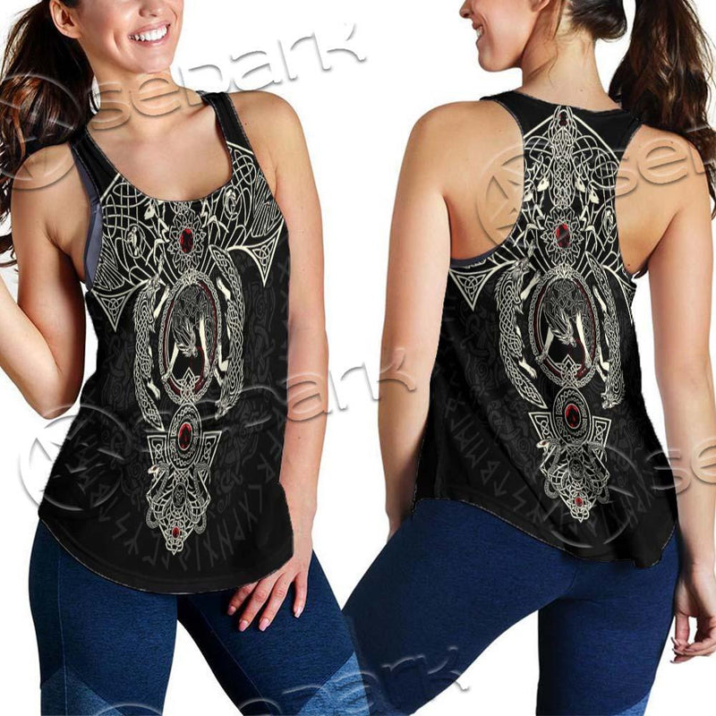 Yggdrasil Norse Mythology SED-0682 Women Tank Top