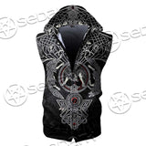 Yggdrasil Norse Mythology SED-0682 Zip Sleeveless Hoodie