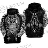 Viking Odin Thor'S Hammer SED-0683 Hoodie & Zip Hoodie Raglan