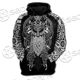 Viking Odin Thor'S Hammer SED-0683 Hoodie & Zip Hoodie Raglan