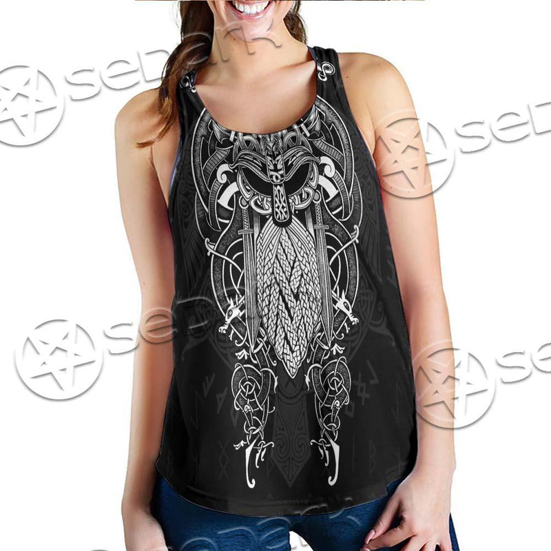 Viking Odin Thor'S Hammer SED-0683 Women Tank Top