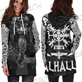 Viking Raven Valhalla SED-0684 Hoodie Dress