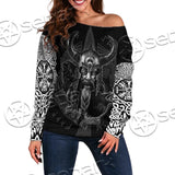 Viking Raven Valhalla SED-0684 Off Shoulder Sweaters