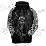 Viking Raven Valhalla SED-0684 Hoodie & Zip Hoodie Raglan