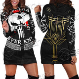 Skull Viking Valhalla SED-0685 Hoodie Dress