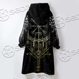 Skull Viking Valhalla SED-0685 Oversized Sherpa Blanket Hoodie