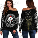 Skull Viking Valhalla SED-0685 Off Shoulder Sweaters