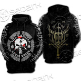 Skull Viking Valhalla SED-0685 Hoodie & Zip Hoodie Raglan