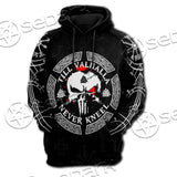 Skull Viking Valhalla SED-0685 Hoodie & Zip Hoodie Raglan