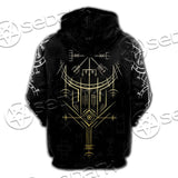 Skull Viking Valhalla SED-0685 Hoodie & Zip Hoodie Raglan