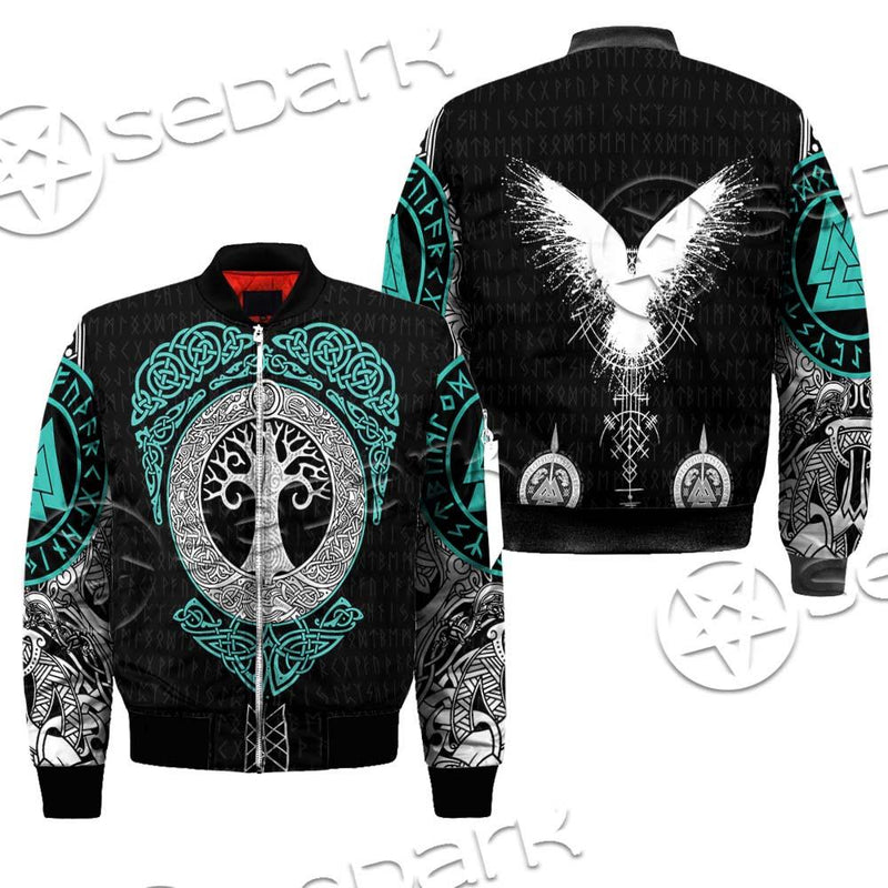 Yggdrasil And Viking Compass Vegvisir SED-0686 Jacket