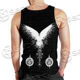 Yggdrasil And Viking Compass Vegvisir SED-0686 Men Tank-tops