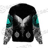 Yggdrasil And Viking Compass Vegvisir SED-0686 Unisex Sweatshirt