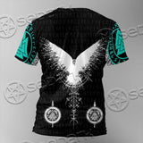 Yggdrasil And Viking Compass Vegvisir SED-0686 Unisex T-shirt