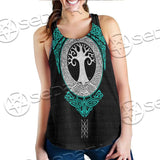 Yggdrasil And Viking Compass Vegvisir SED-0686 Women Tank Top