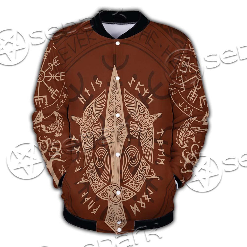 Viking Ravens Mjolnir SED-0687 Button Jacket