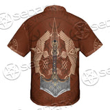 Viking Ravens Mjolnir SED-0687 Shirt Allover