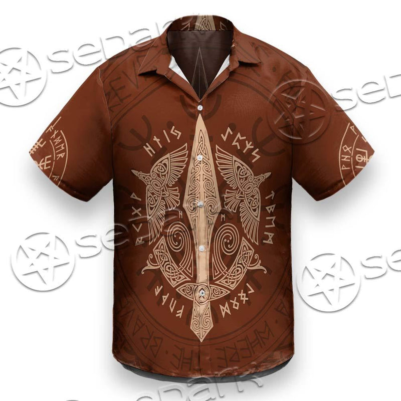 Viking Ravens Mjolnir SED-0687 Shirt Allover