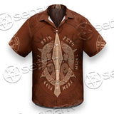 Viking Ravens Mjolnir SED-0687 Shirt Allover