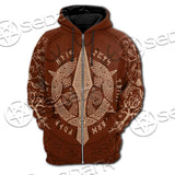 Viking Ravens Mjolnir SED-0687 Hoodie & Zip Hoodie Raglan