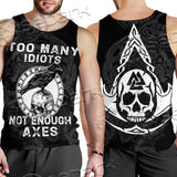 Viking Axe Symbols SED-0688 Men Tank-tops