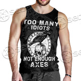 Viking Axe Symbols SED-0688 Men Tank-tops