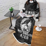 Viking Axe Symbols SED-0688 Sleeved Blanket